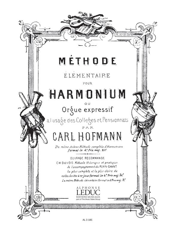 Méthode élémentaire D'Harmonium ou Orgue expressif | Georg Melchior Hoffmann