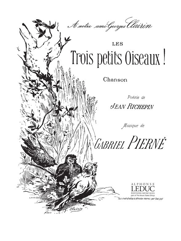 Gabriel Pierne: Les Trois petits Oiseaux | Voix