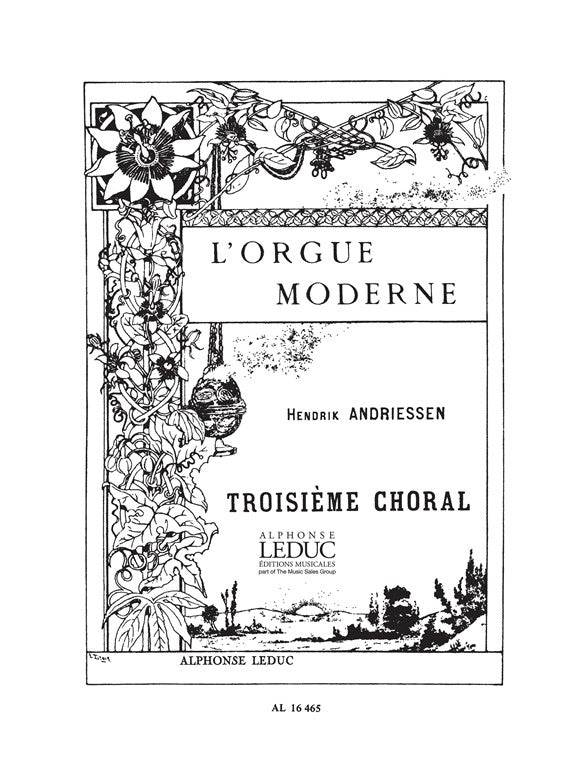 Hendrik Andriessen: Troisième Choral | Orgue