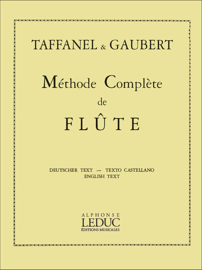 Méthode complète de flûte - VOL. 1 + VOL. 2 | Paul Taffanel