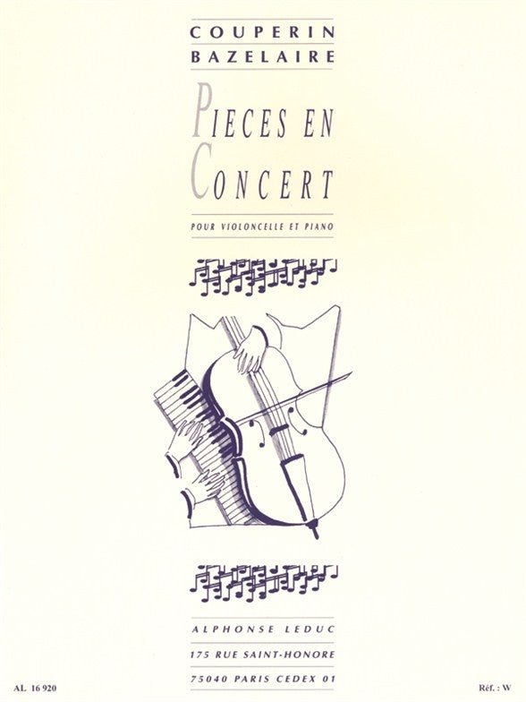 Pièces En Concert | François Couperin | Violoncelle