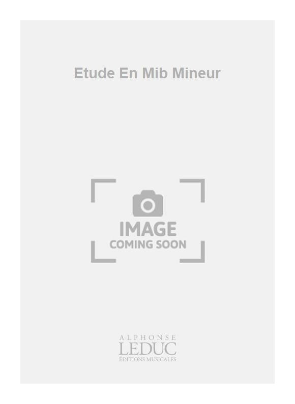 Étude En Mib Mineur | Maillard | Piano