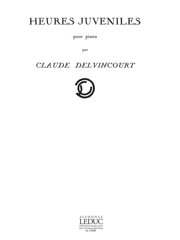 Heures Juveniles N08 | Claude Delvincourt | Piano