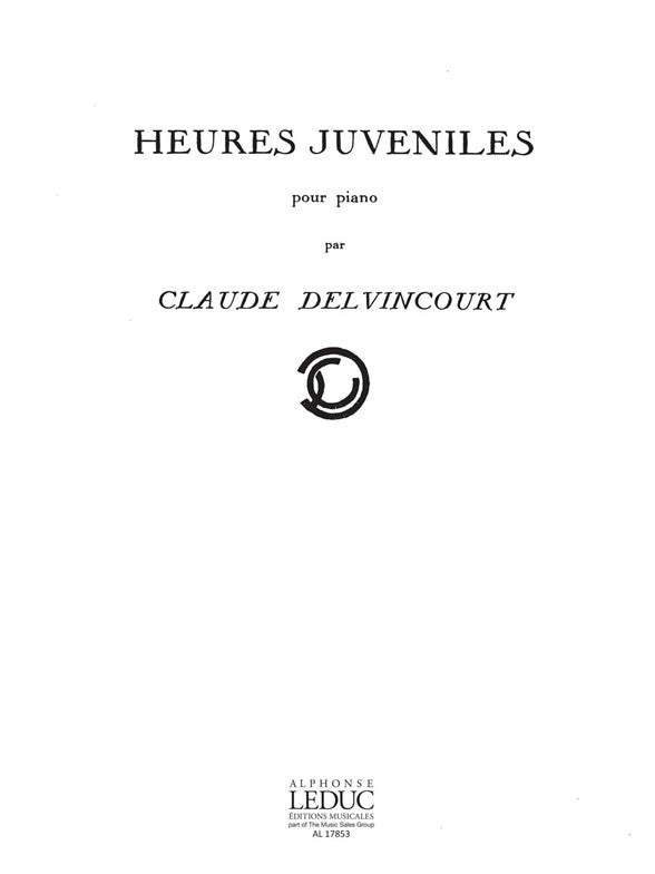 Heures Juveniles N012 | Claude Delvincourt | Piano