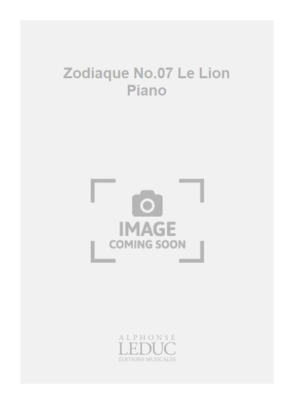 Zodiaque No.07 Le Lion Piano | Georges Migot