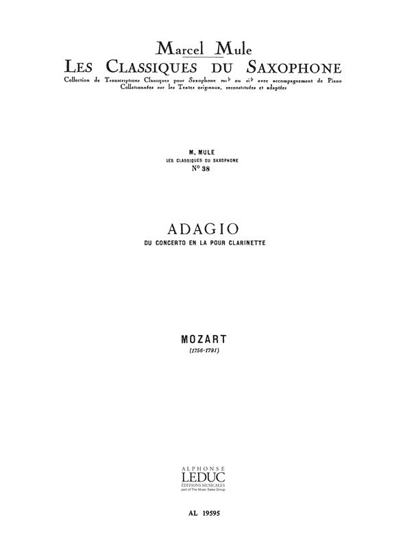 Adagio | Wolfgang Amadeus Mozart | Orchestre à cordes