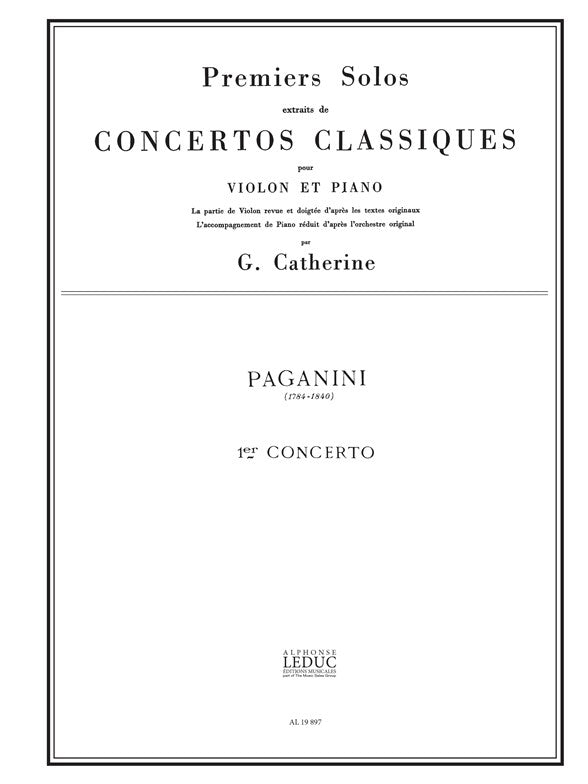 Premier Solo Extrait concerto No.1 | Niccolò Paganini