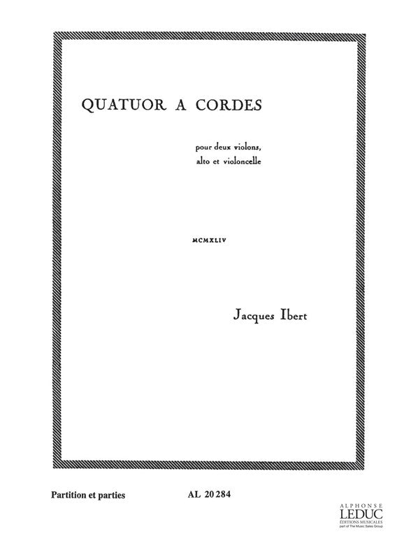 Quatuor à Cordes | Jacques Ibert