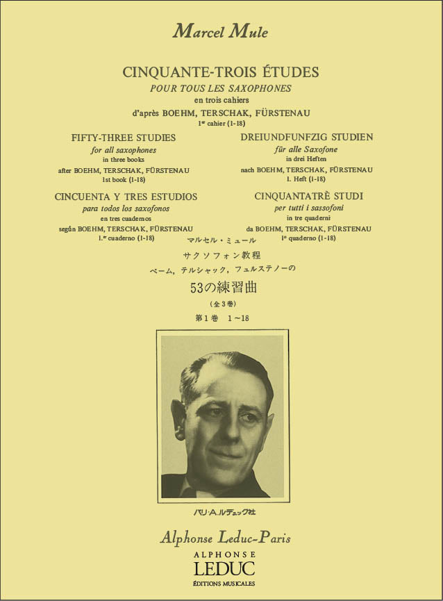 53 Études 1, d'après Boehm, Terschak et Fürstenau | Marcel Mule