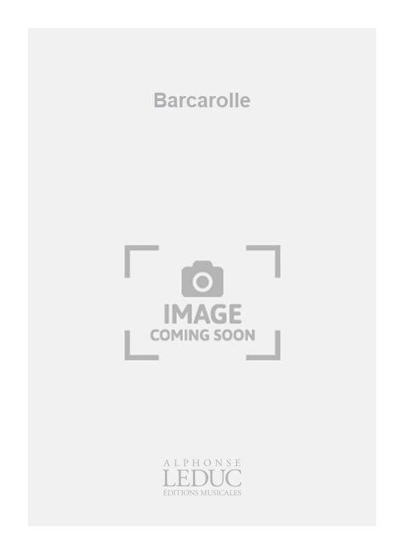 Barcarolle | Jacques Chailley | Quintette à vent