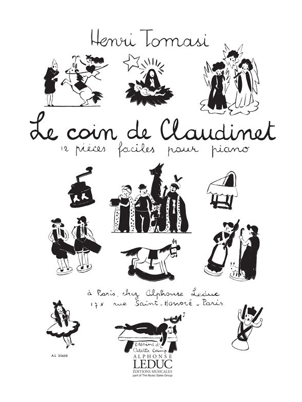 Le Coin de Claudinet, 12 Pièces faciles | Henri Tomasi