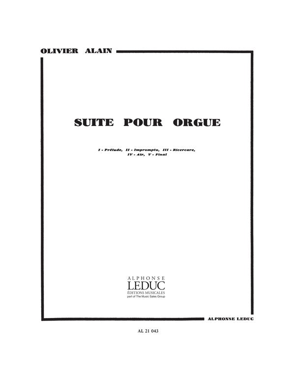 Suite | Olivier Alain | Orgue