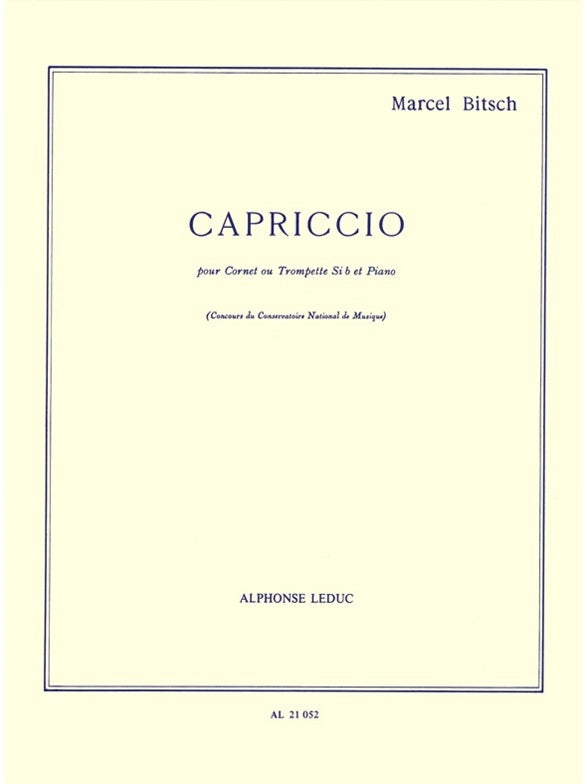 Capriccio | Marcel Bitsch | Cornet