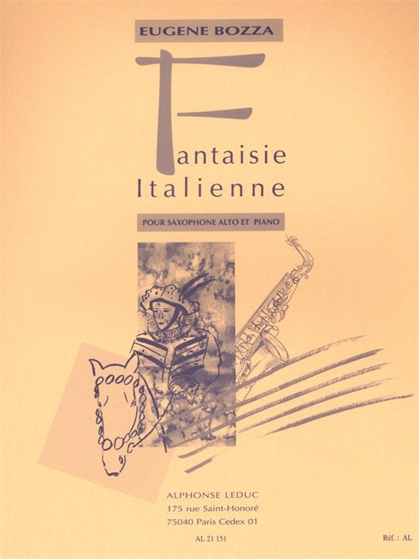 Fantaisie Italienne | Eugène Bozza | Saxophone alto