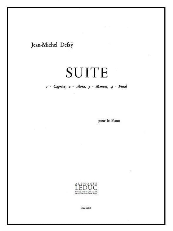 Suite | Jean-Michel Defaye | Piano
