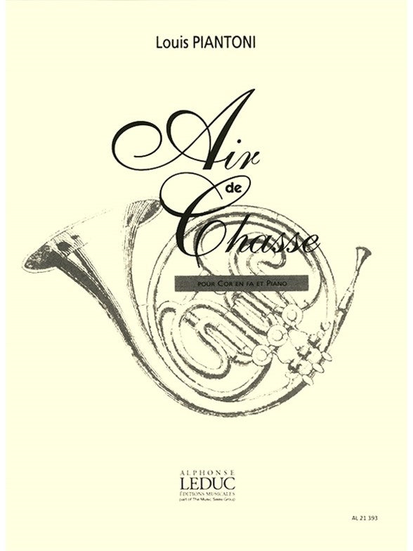 Air De Chasse Cor Et Piano | Piantoni | Cor