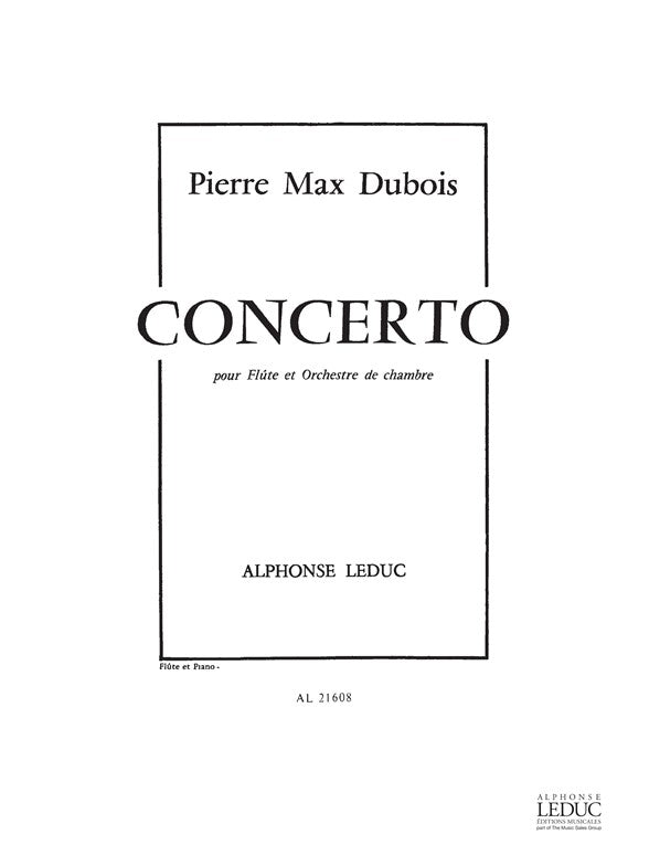 Concerto | Pierre-Max Dubois | Flûte