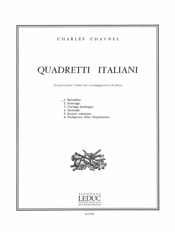 Quadretti italiani No.1 - Air de Salome | Charles Chaynes