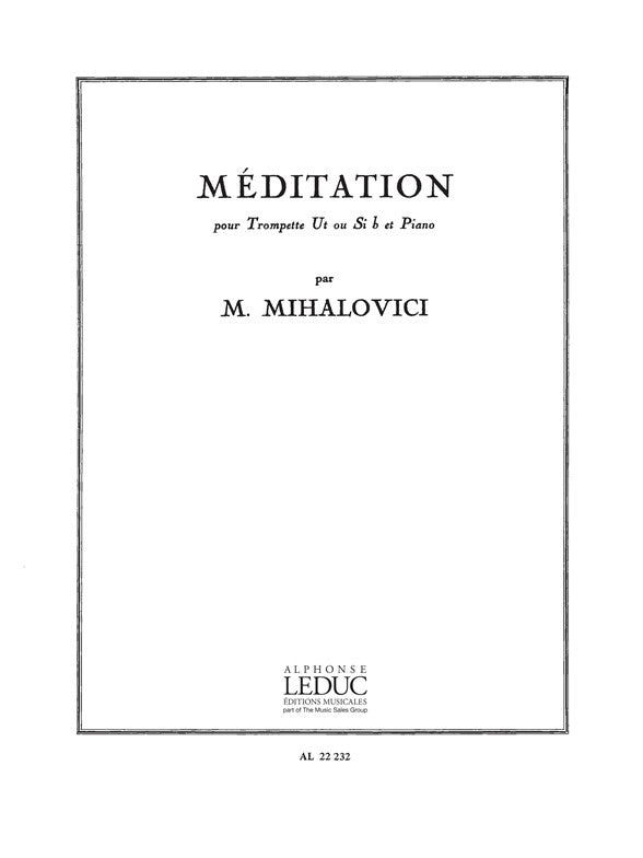 Méditation | Marcel Mihalovici | Trompette