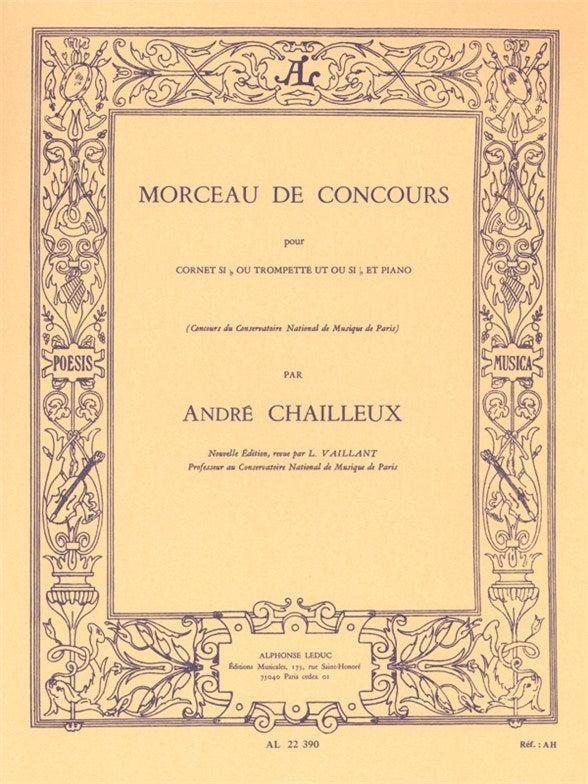 Morceau De Concours | André Chailleux | Cornet