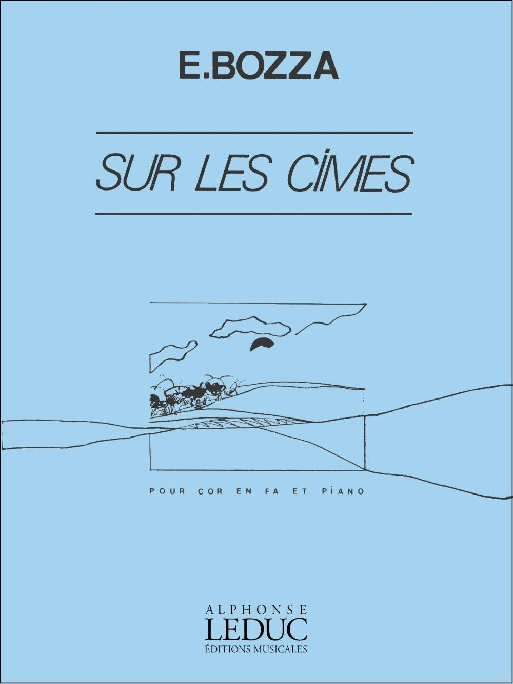 Sur les cimes pour cor et piano | Eugène Bozza | Cor