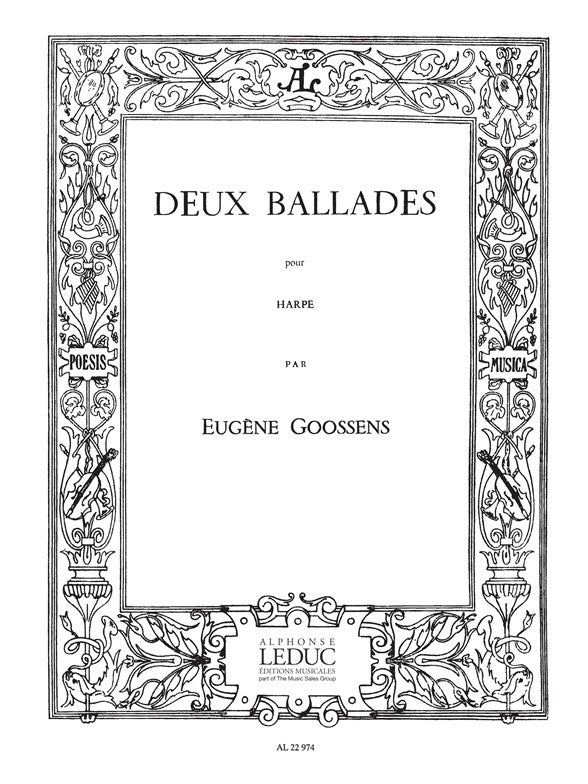 Deux Ballades (harpe seule) | Eugene Goossens