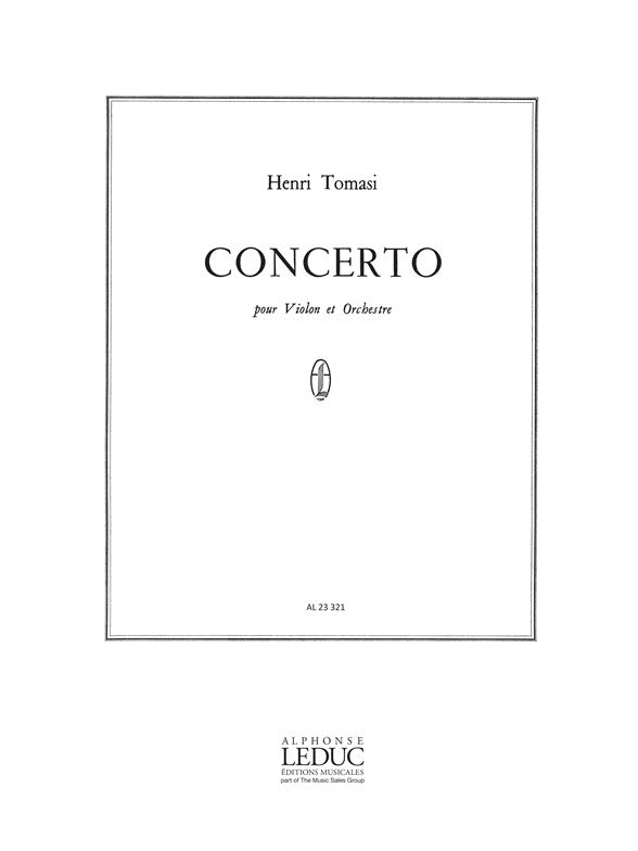 Concerto | Henri Tomasi | Violon
