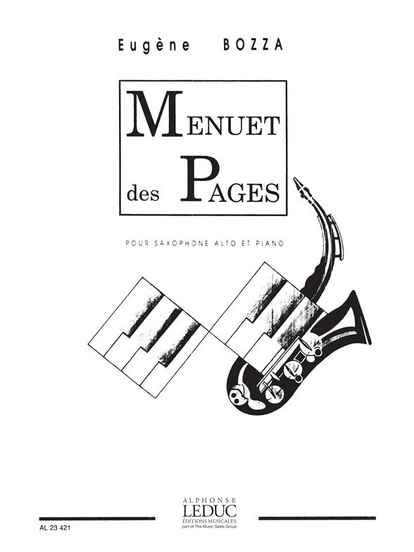 Menuet des Pages | Eugène Bozza | Saxophone