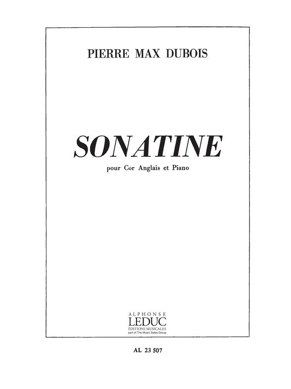 Sonatine | Pierre-Max Dubois | Cor anglais