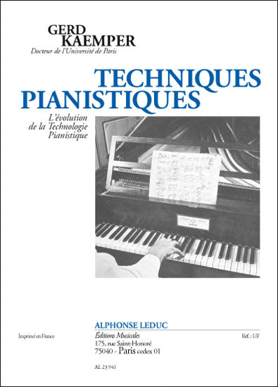 Techniques pianistiques (Piano) | Gerd Kaemper