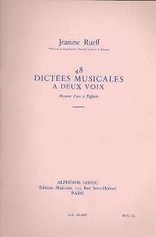 48 Dictées Musicales à Deux Voix | Jeanine Rueff