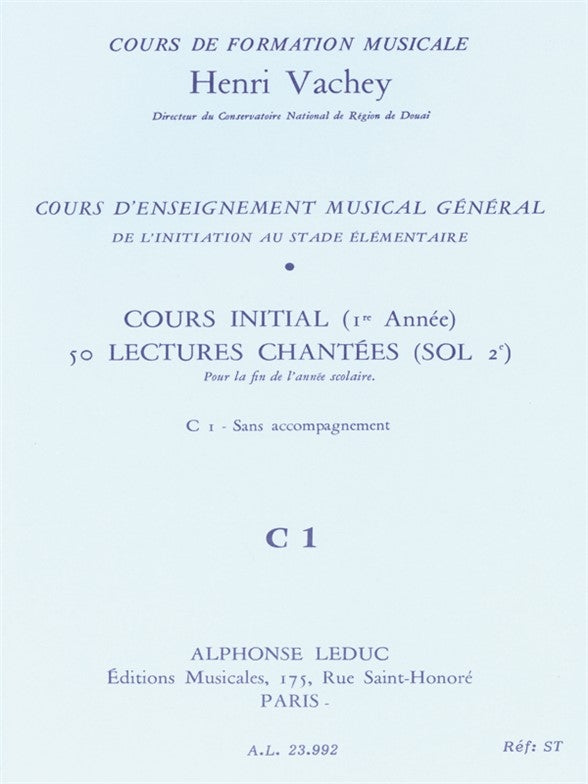 50 Singing Exercises | Henri Vachey | Ensemble flexible