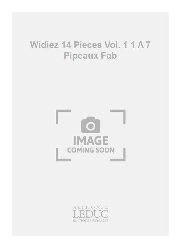 Widiez 14 Pièces Vol. 1 1 A 7 Pipeaux Fab | Flûte à bec
