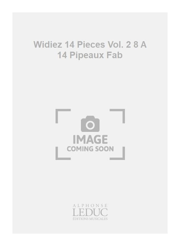 Widiez 14 Pièces Vol. 2 8 A 14 Pipeaux Fab | Flûte à bec
