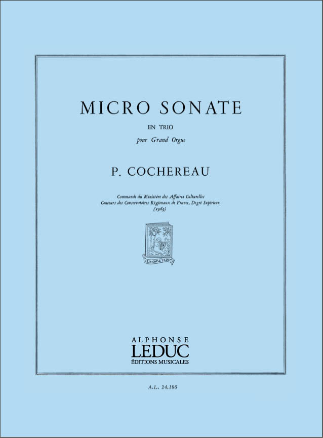 Micro Sonate En Trio | Cochereau | Orgue