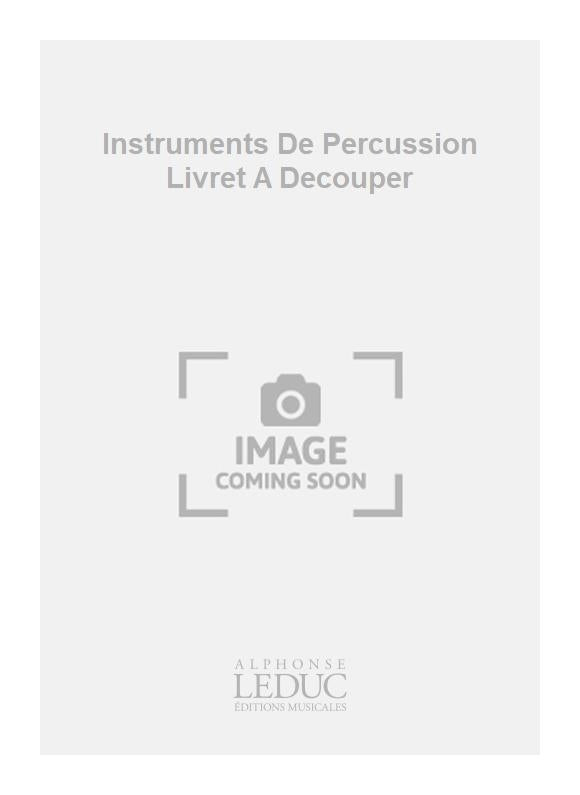 Instruments de Percussion - livret à découper