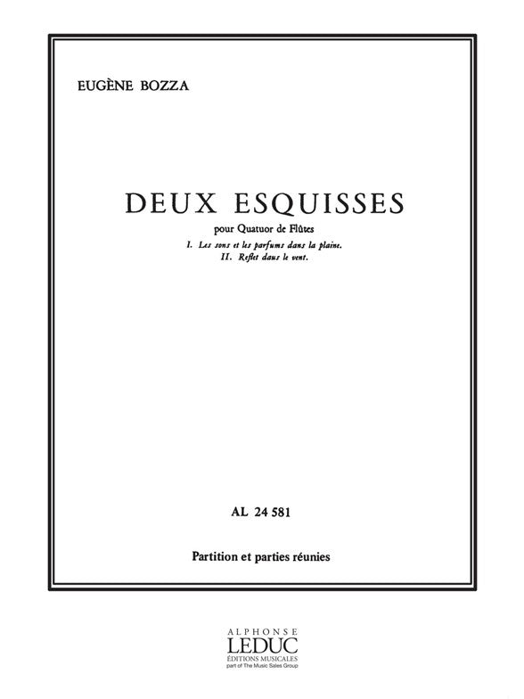 2 Esquisses | Eugène Bozza | Quatuor de flûtes
