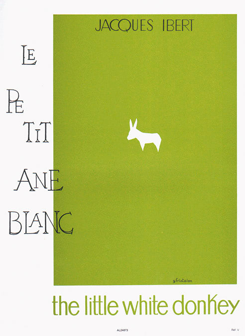Le Petit Âne Blanc pour piano | Jacques Ibert
