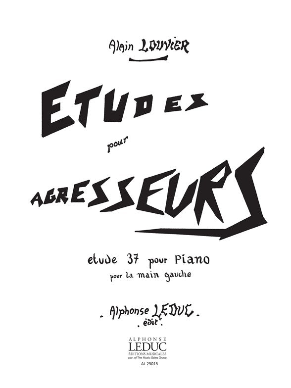 Étude 37 | Louvier | Piano