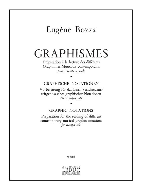 Graphismes | Eugène Bozza | Trompette