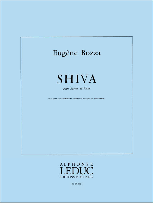 Shiva | Eugène Bozza | Basson