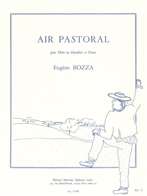 Air pastoral, pour hautbois ou flûte et piano | Eugène Bozza