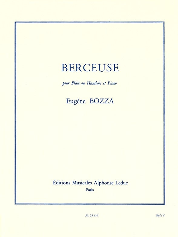 Berceuse | Eugène Bozza | Flûte
