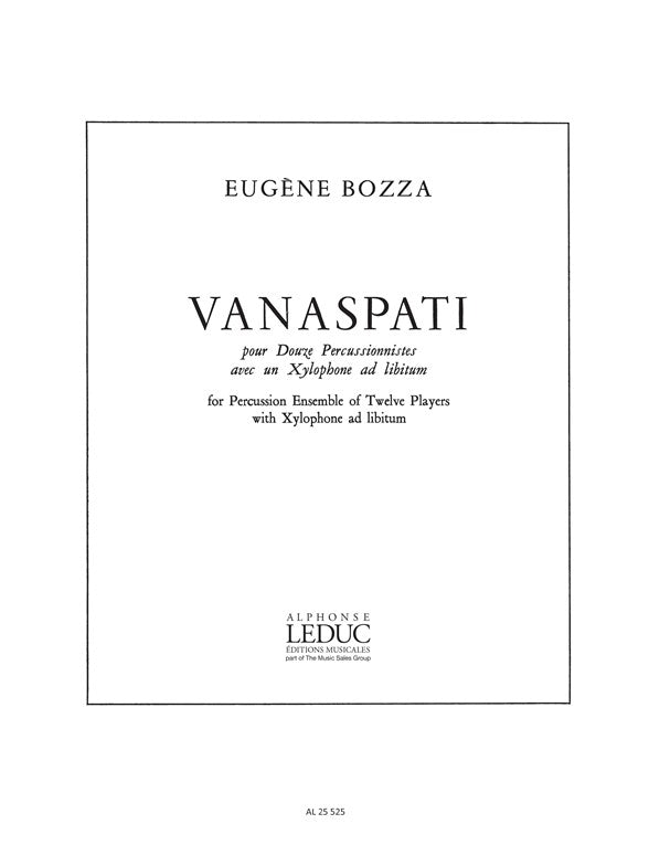 Vanaspati | Eugène Bozza | Ensemble de percussions | Partition