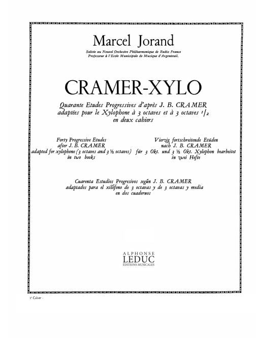 Cramer-Xylo Vol. 2 Études nos. 26 - 40 | Marcel Jorand