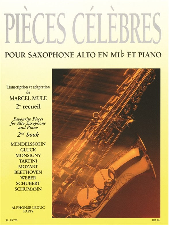 Pièces célèbres pour saxophone alto et piano, vol. 2 | Marcel Mule