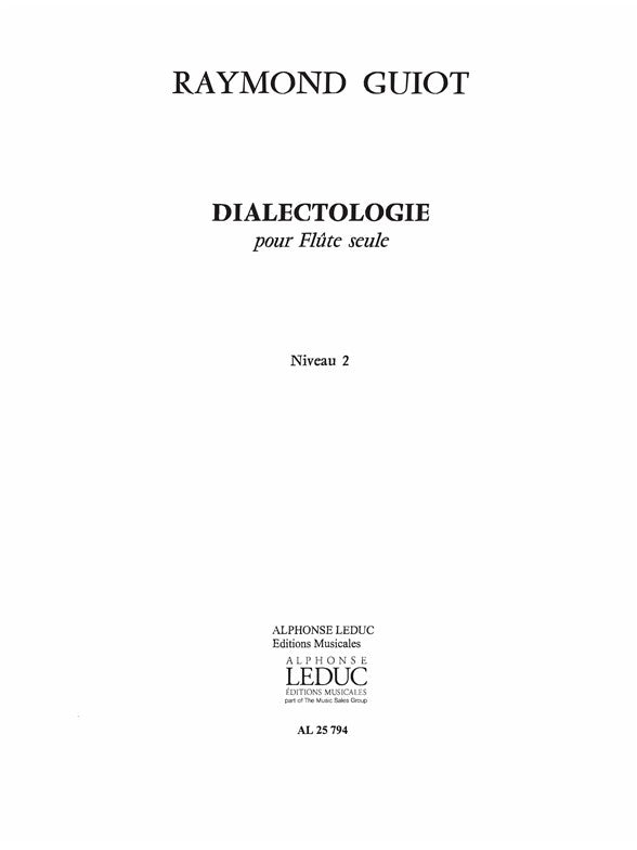 Dialectologie | Guiot | Flûte