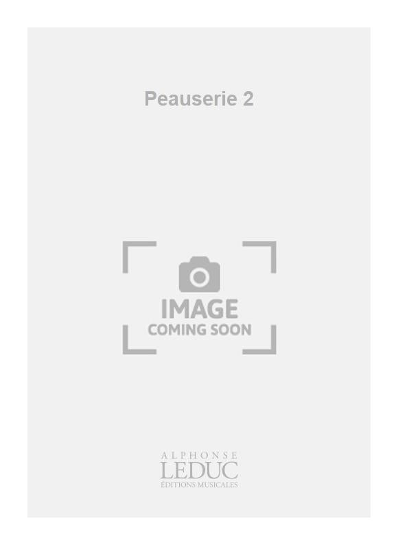 Peauserie 2 | Jean-Claude Tavernier | Percussions