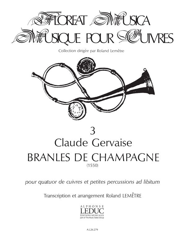 Claude Gervaise: Branles de Champagne | Percussions