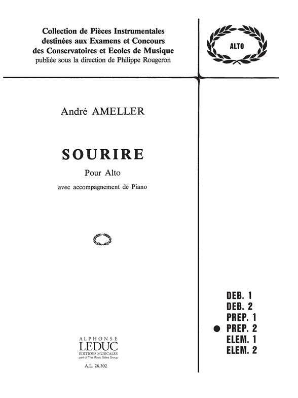 Sourire Op.307 | André Ameller | Alto